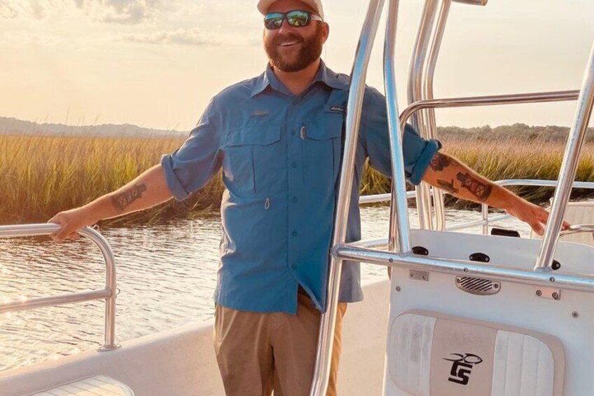 Evening Cruise Around Remote Tidal Salt Marsh 4