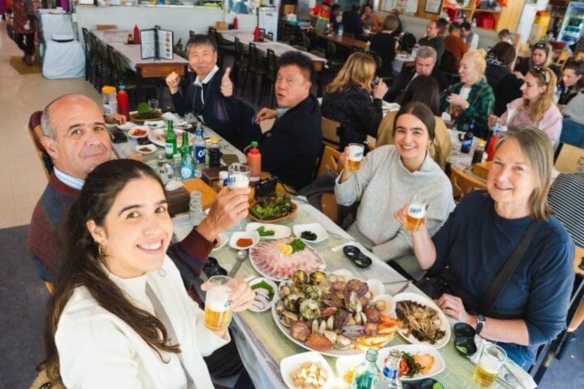 Busan Food Tour Jagalchi Market BIFF Square and Gukje Market 1