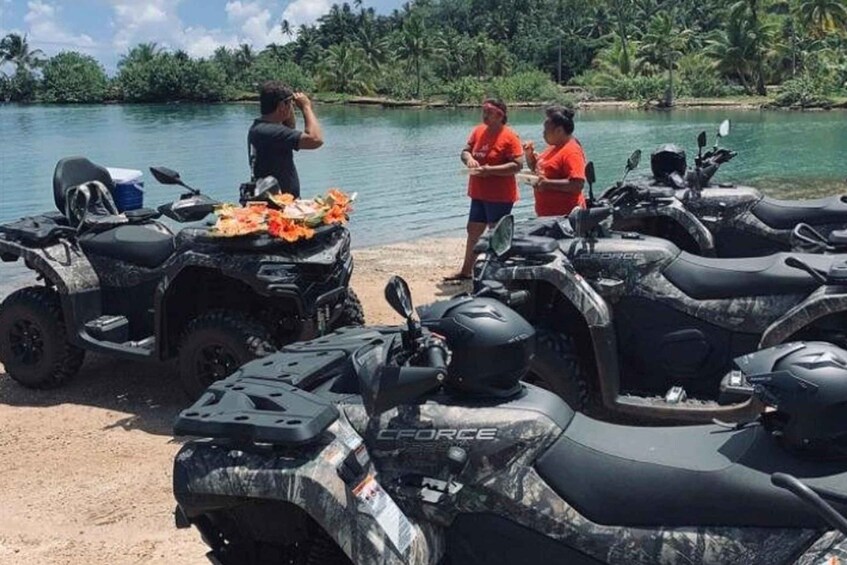 Picture 2 for Activity Taha’a: Island Guided Quad Adventure with Tastings & Views 3