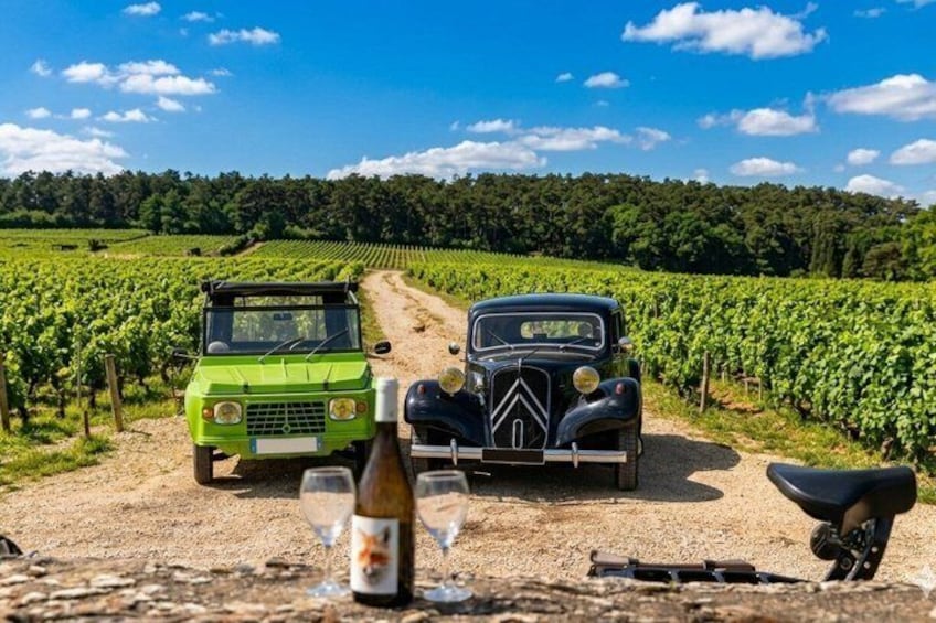 Day in a classic car in the Côte de Beaune 1
