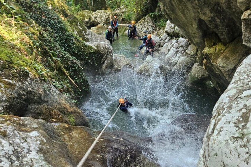 Aquatic afterwork in the Canyon of Versoud 1