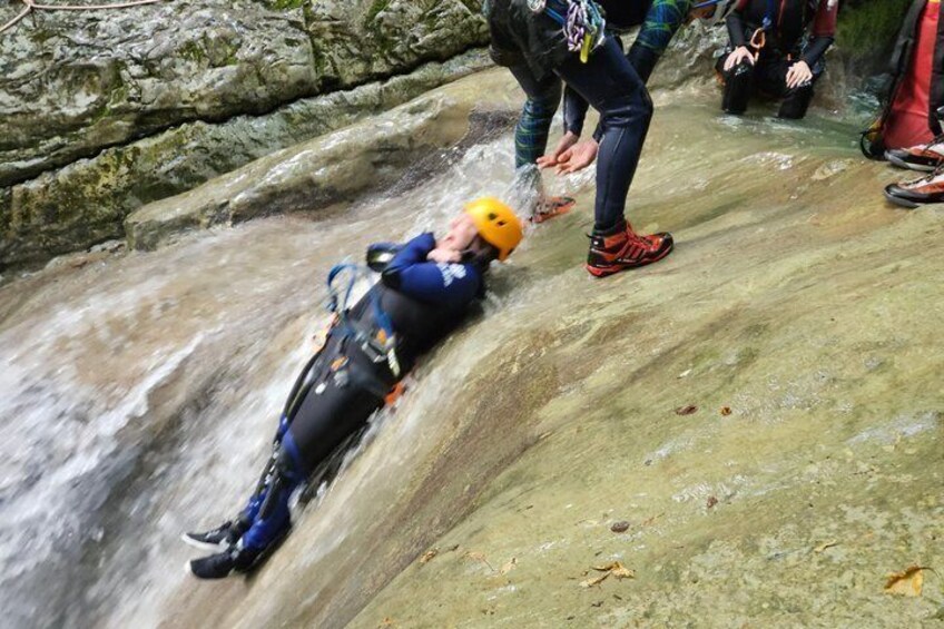 Aquatic afterwork in the Canyon of Versoud 4