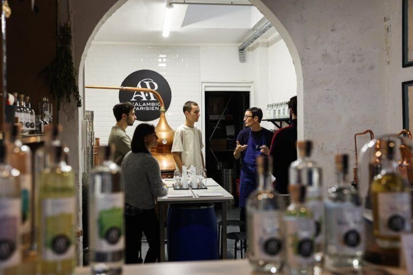 Visit and tasting at the distillery L'Alambic Parisien 4