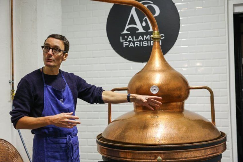 Visit and tasting at the distillery L'Alambic Parisien 1