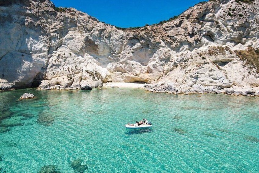 Inflatable Boat Tour in the Gulf of Angels with Snorkeling and Aperitif 1