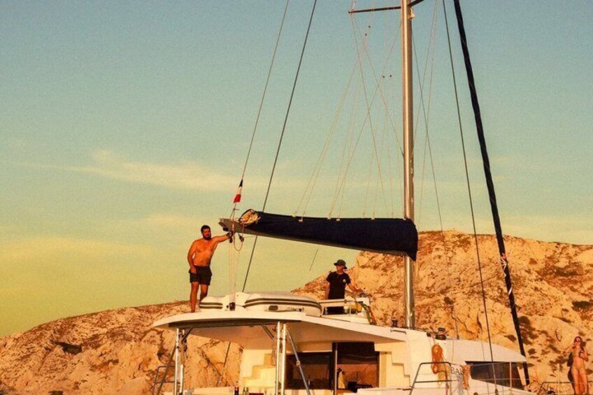 Marseille sunset catamaran in Friuli with aperitif 3