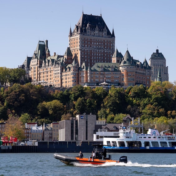 Picture 9 for Activity Quebec City: Guided Zodiac Tour Under the Iconic Bridges 2