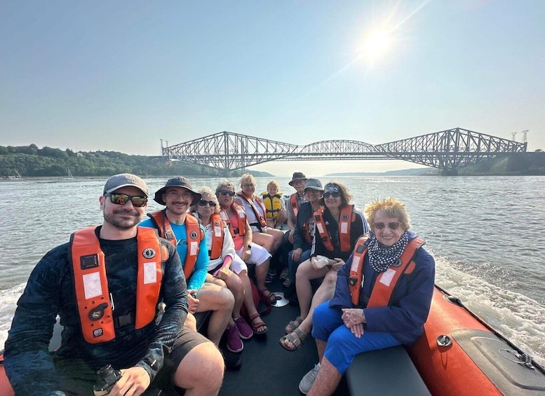 Picture 1 for Activity Quebec City: Guided Zodiac Tour Under the Iconic Bridges 4