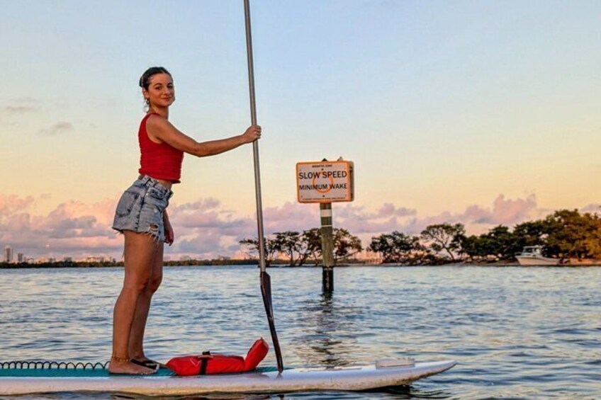 Full Moon Paddle to Pelican Island in Miami 1