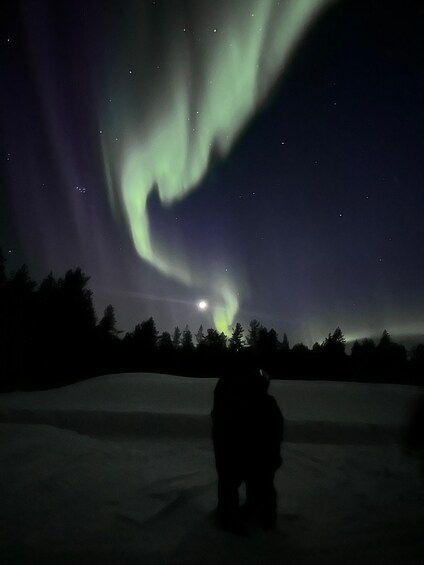 Picture 1 for Activity Saariselkä: Northern Lights Hunt by Car & Hot Drinks 5
