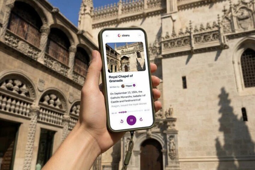 Granada Self Guided Walking Tour Landmarks with Audio and Quiz 1