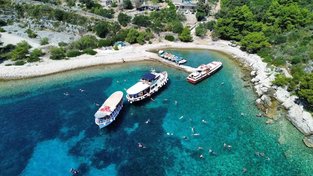 Picture 1 for Activity From Omiš: 3 island Tour-Blue Lagoon, Šolta, Brač with Lunch 2