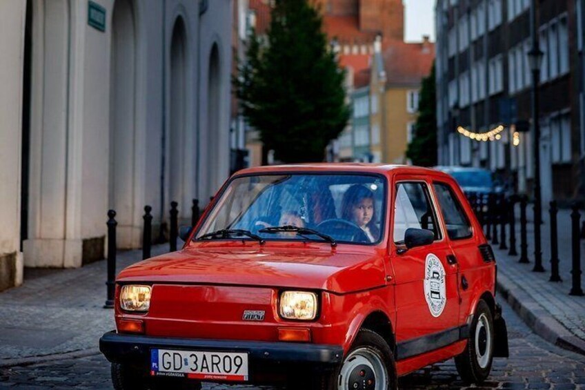 Self Drive Tour in a Vintage Fiat 126p Maluch through Gdansk 1