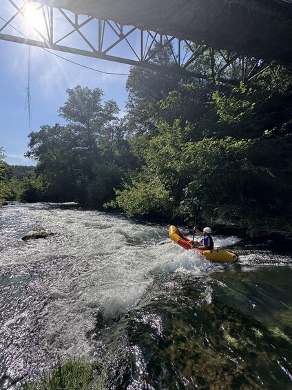 Packrafting adventure on the Argens - Les Arcs 1