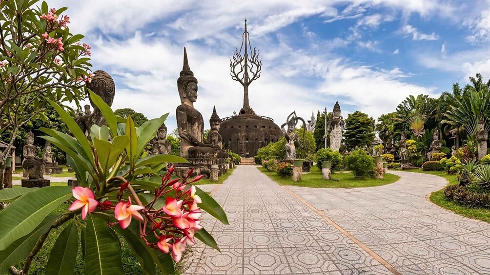 Picture 6 for Activity Vientiane: Muay Lao Training, Buddha Park, and Massage 3