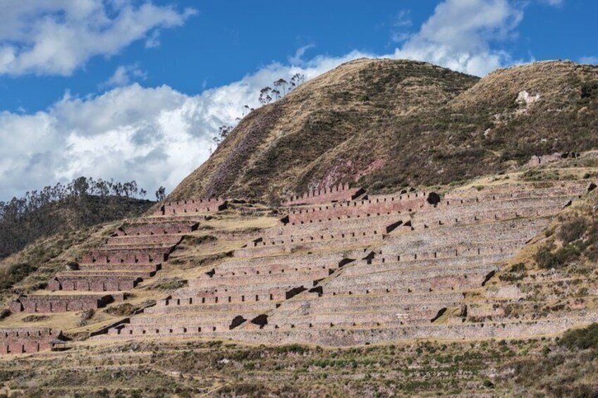 Terraced hills with ancient ruins. 4