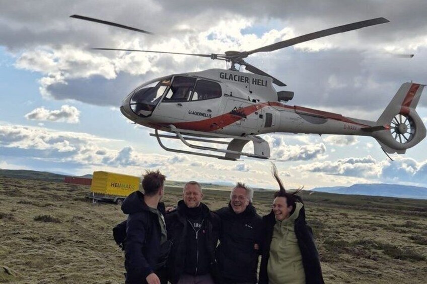 Private Tour in Reykjavik in Ice and Fire Helicopter to Hengil 2