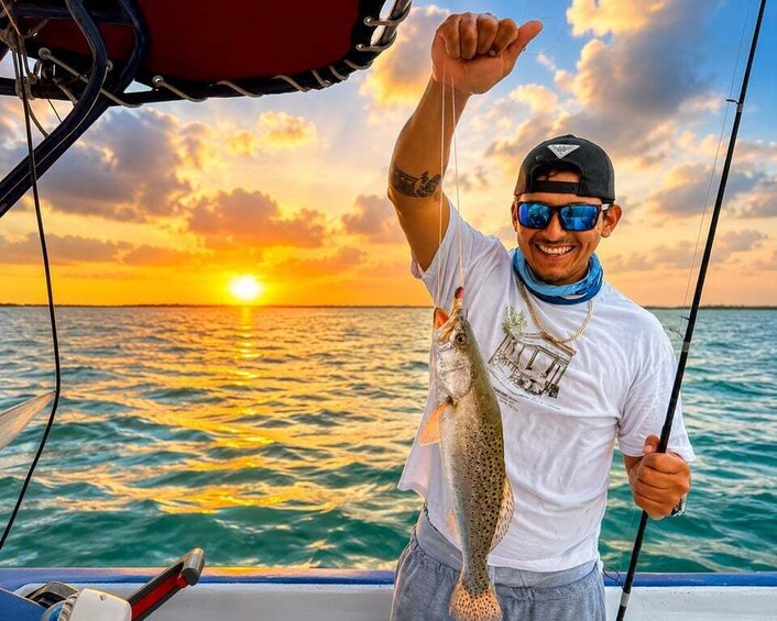 Picture 1 for Activity Holbox: Private Fishing Tour with Ceviche & Hotel Pickup 2