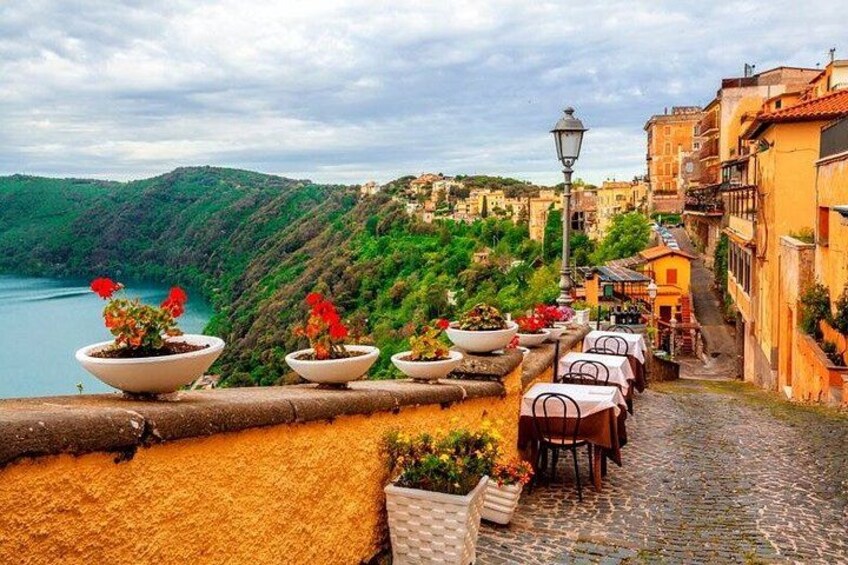 Castel Gandolf, Pope's summer residence and gardens with Aperitif 2