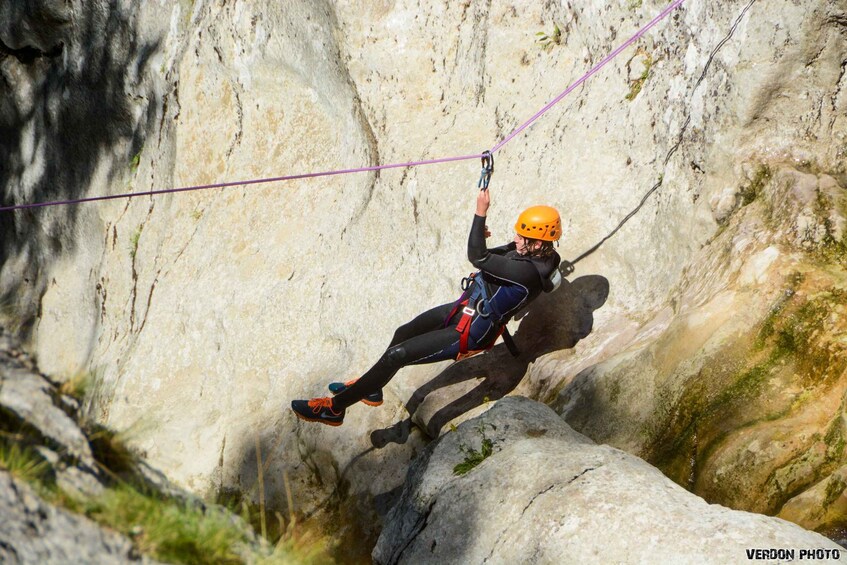 Côte d'azur, Canyoning Sportif du Saint Auban avec guide 1