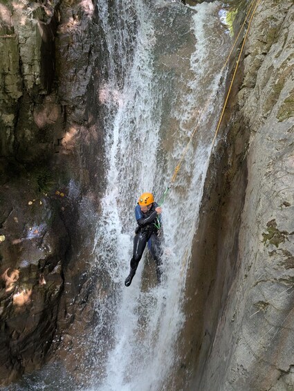 Picture 1 for Activity Champéry: Guided Canyoning Adventure in Dents du Midi 4
