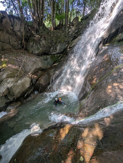 Picture 2 for Activity Champéry: Guided Canyoning Adventure in Dents du Midi 3