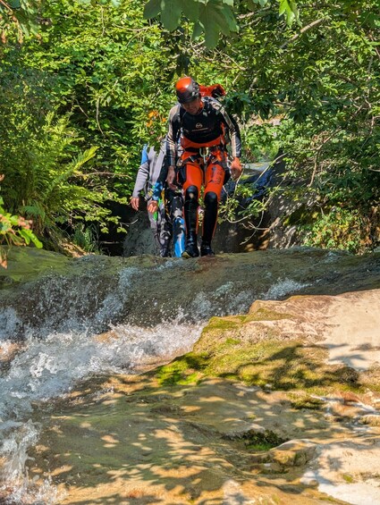 Picture 3 for Activity Champéry: Guided Canyoning Adventure in Dents du Midi 1