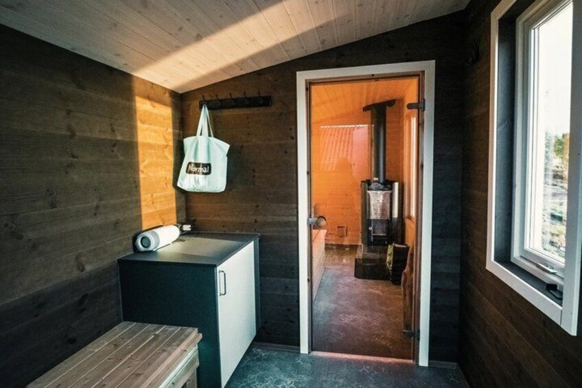 Private Arctic Fjord Sauna Experience near Troms 4