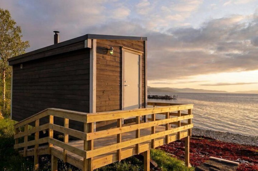 Private Arctic Fjord Sauna Experience near Troms 1