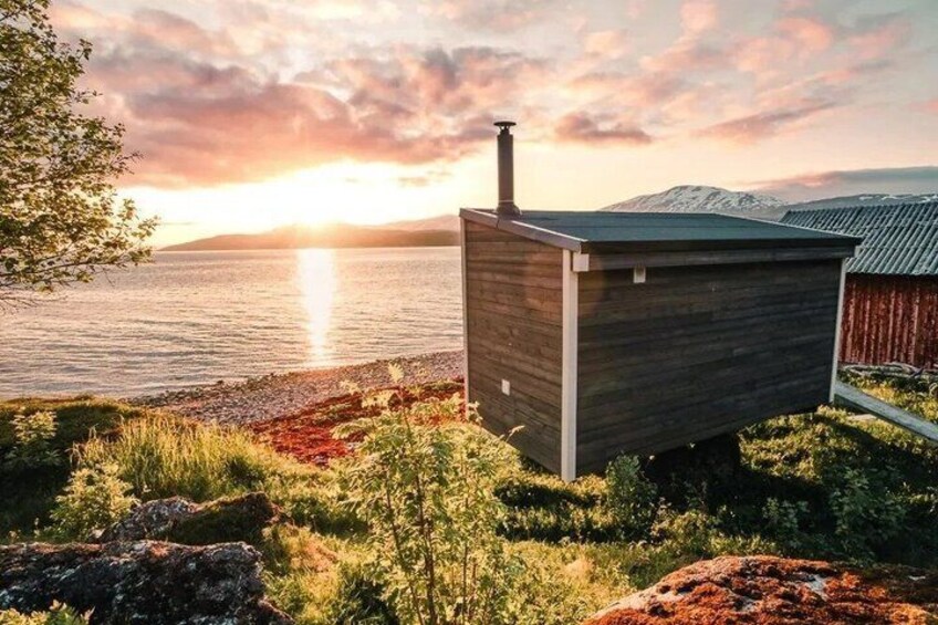 Private Arctic Fjord Sauna Experience near Troms 5
