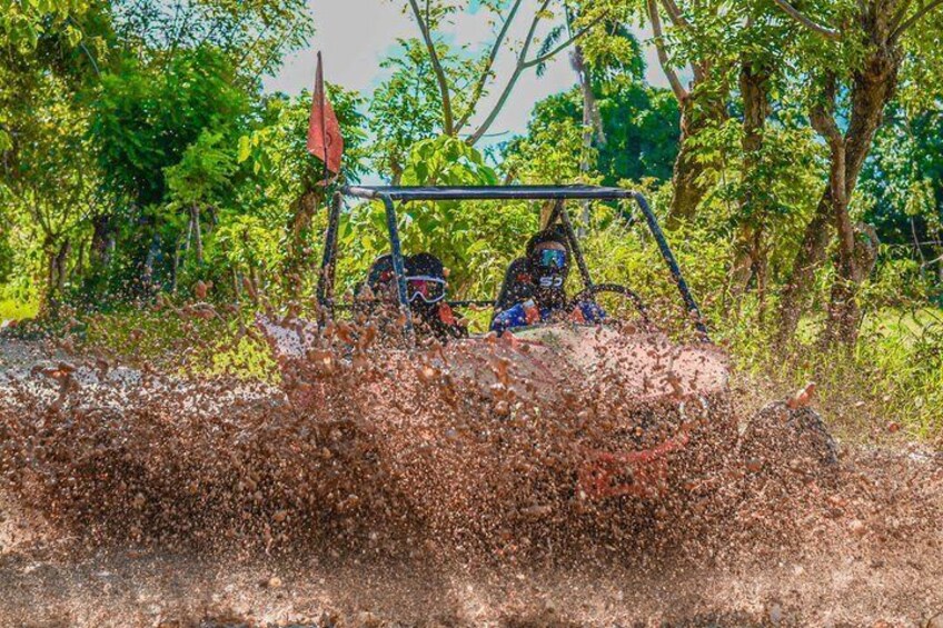 Punta Cana Buggy Kayo Tour with Macao Beach Taino Cave Swim 3