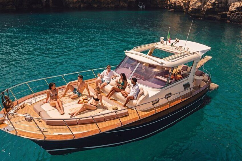 Savelletri Shared Boat 4h Tour with Aperitif Drinks and Snacks 1