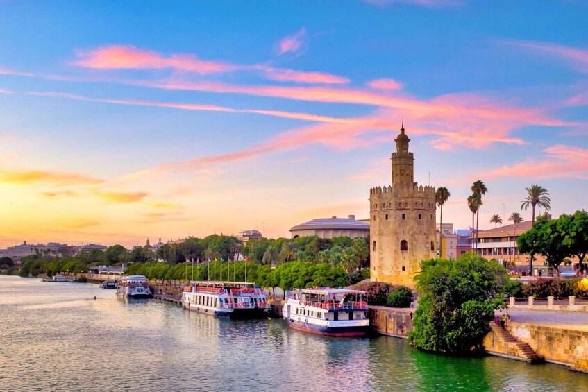 Picture 2 for Activity Seville: Alcázar Exterior, Cathedral, Santa Cruz, and Guadalquivir 2