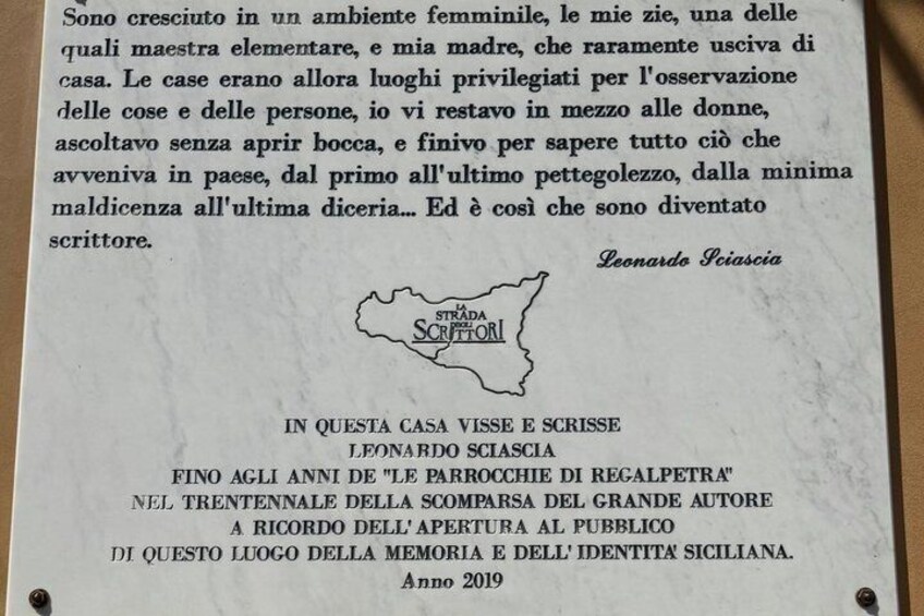 La Regalpetra di Sciascia Literary Tour in the Heart of Racalmuto 2