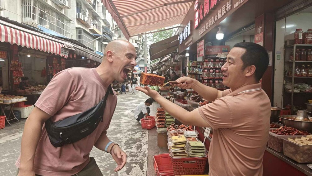Picture 2 for Activity Chengdu: Street Food Cooking Class with Local Snack Masters 2