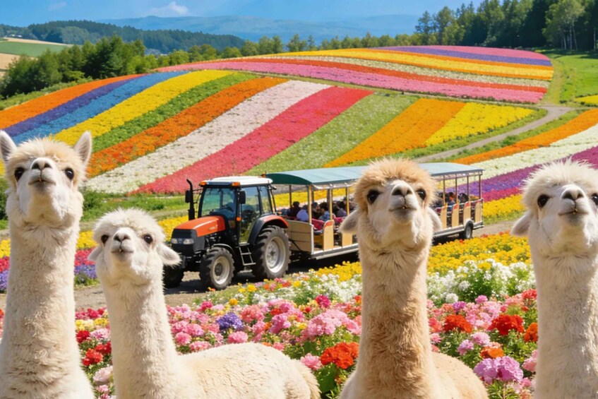 Furano & Biei: Flower Fields, Alpacas, Melon Treats 1