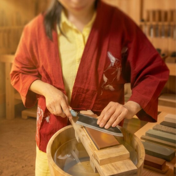 Picture 1 for Activity Narita: Private Knife Sharpening & Matcha – Keep the Knives 2