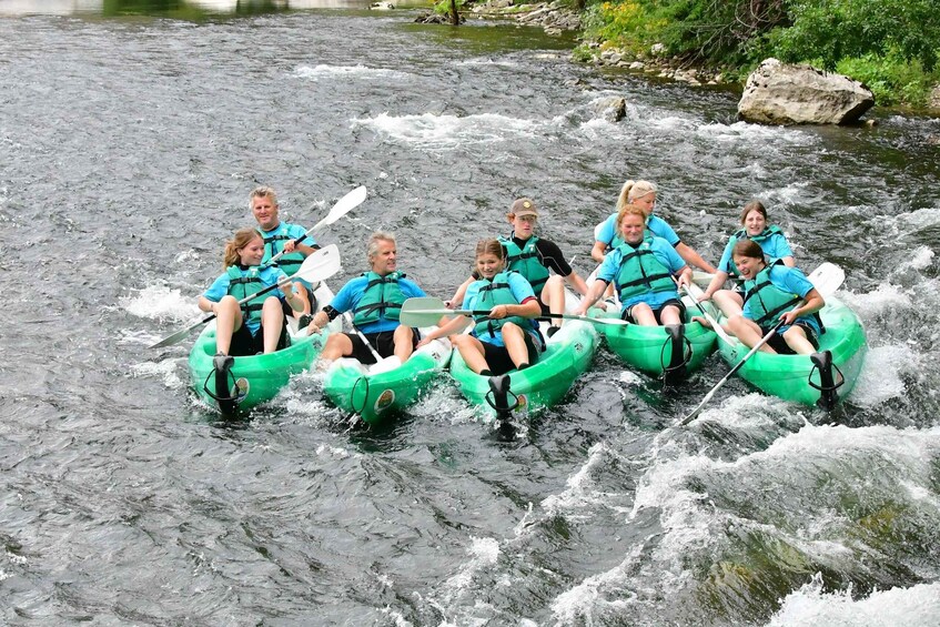 Picture 3 for Activity Vallon Pont d'Arc: 10 km kayak descent on the Ardèche with slides 2