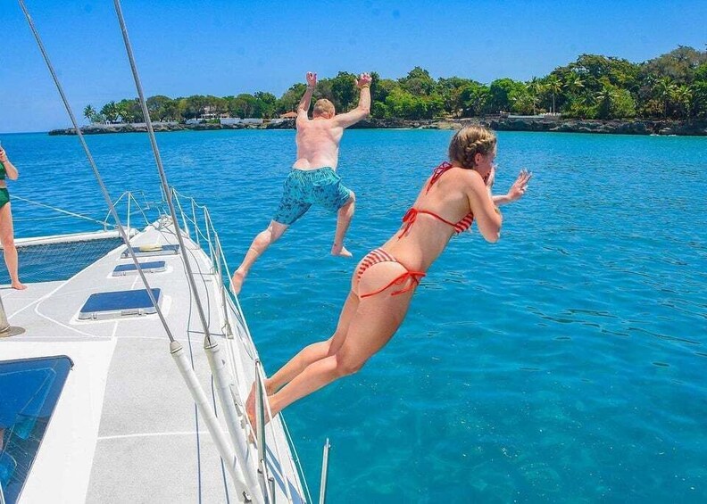 Picture 10 for Activity Sosúa: Private Catamaran Cruise with Snorkeling & Lunch 2
