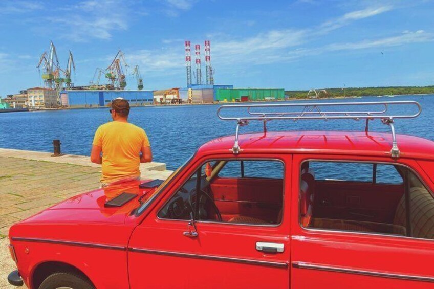 Pula Private Yugoslav History Tour in a Vintage Zastava 101 1