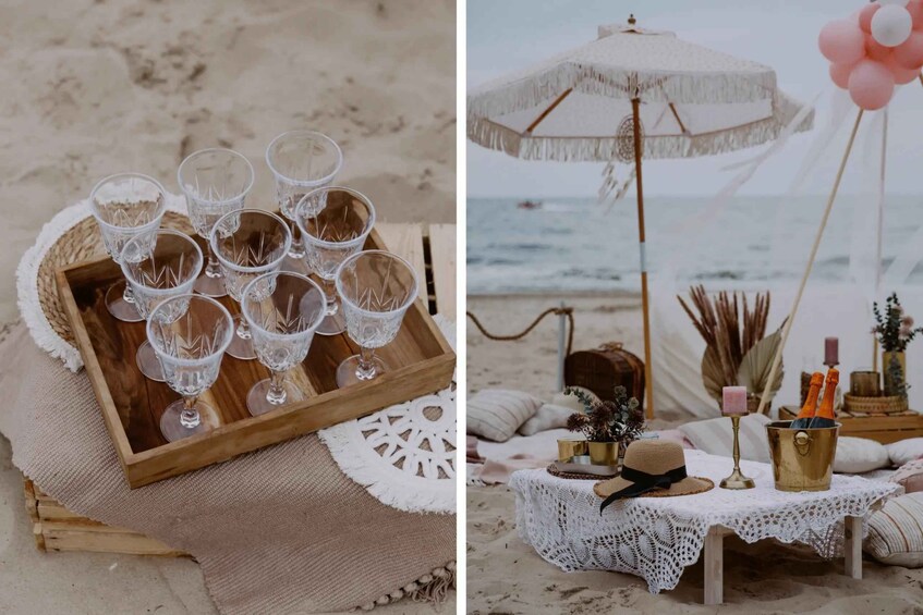 Picture 4 for Activity Sopot: Private Beach Picnic with Prosecco & Finger Food 2
