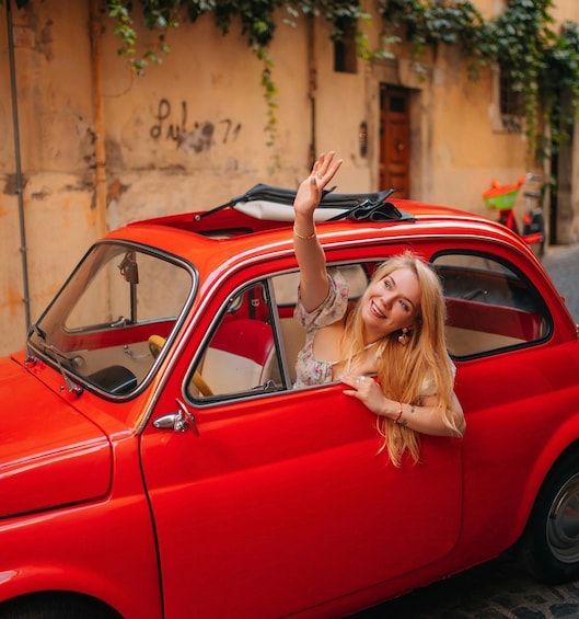 Rome Fiat 500 Vintage tour 1
