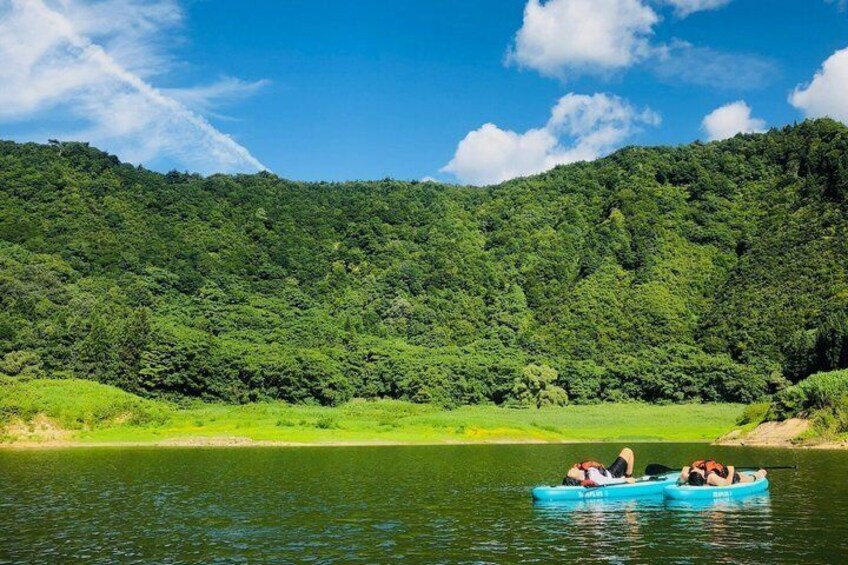 Yamagata Japan Lake Shirakawa 2 Hour Guided SUP Adventure 4