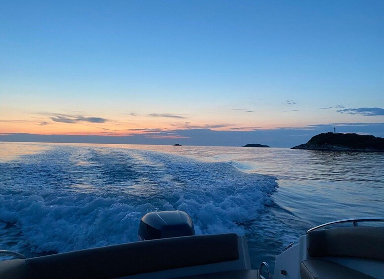 Picture 1 for Activity Sunset Dolphin Cruise from Poreč — Private Speedboat, Max 8 5