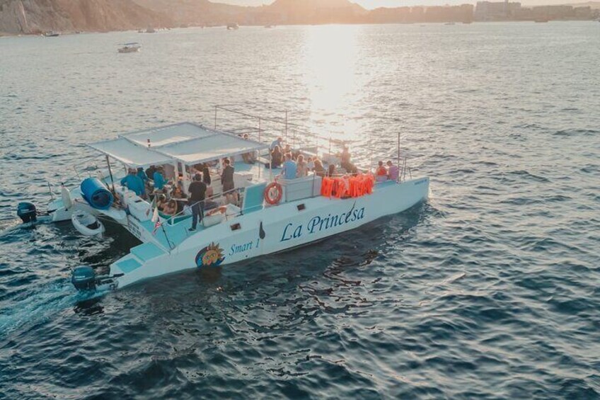 Sunset Cruise Catamaran Adventure in Cabo San Lucas and Open Bar 1