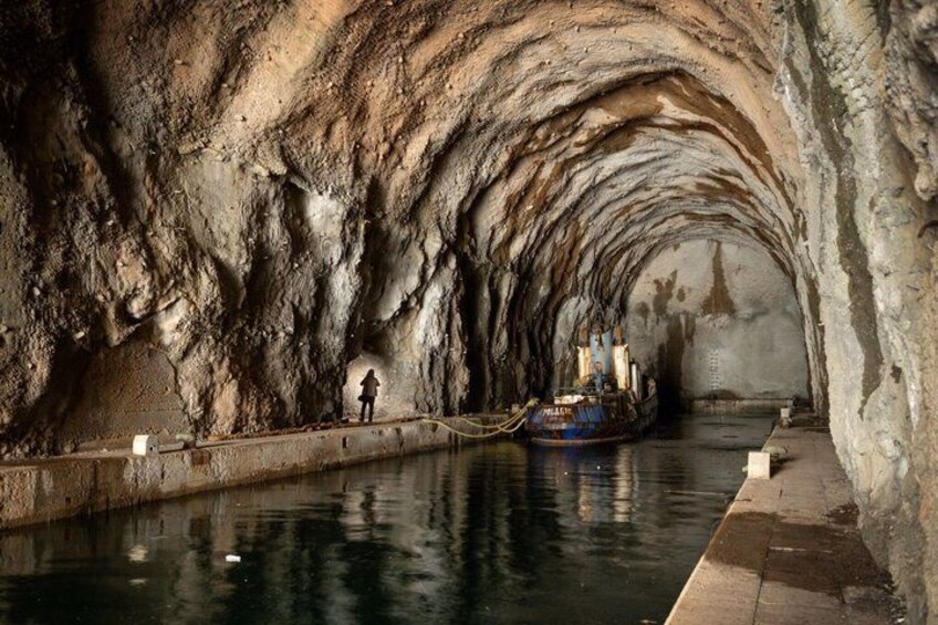 Tivat Submarine Tunnel Blue Cave Zanjice Beach Boat Tour 4