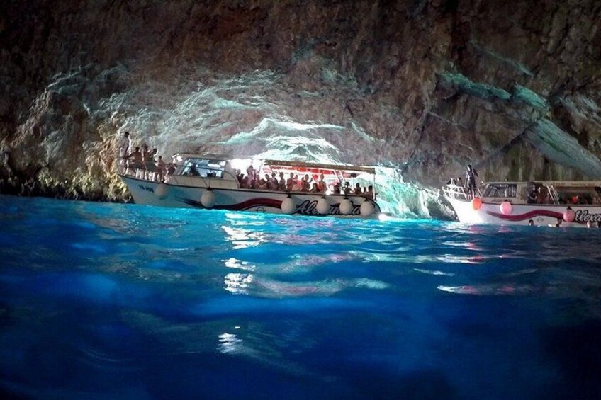 Tivat Submarine Tunnel Blue Cave Zanjice Beach Boat Tour 1