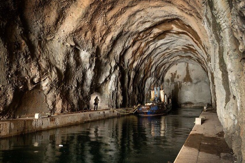 Tivat Submarine Tunnel Blue Cave Zanjice Beach Boat Tour 2