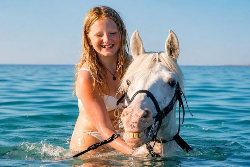 2 Hour Horse Riding Hurghada Desert with Beach Experience 3