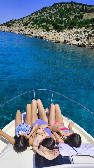 Picture 4 for Activity Bar: Hidden Beaches Boat Tour with Local Wine & Meze 3